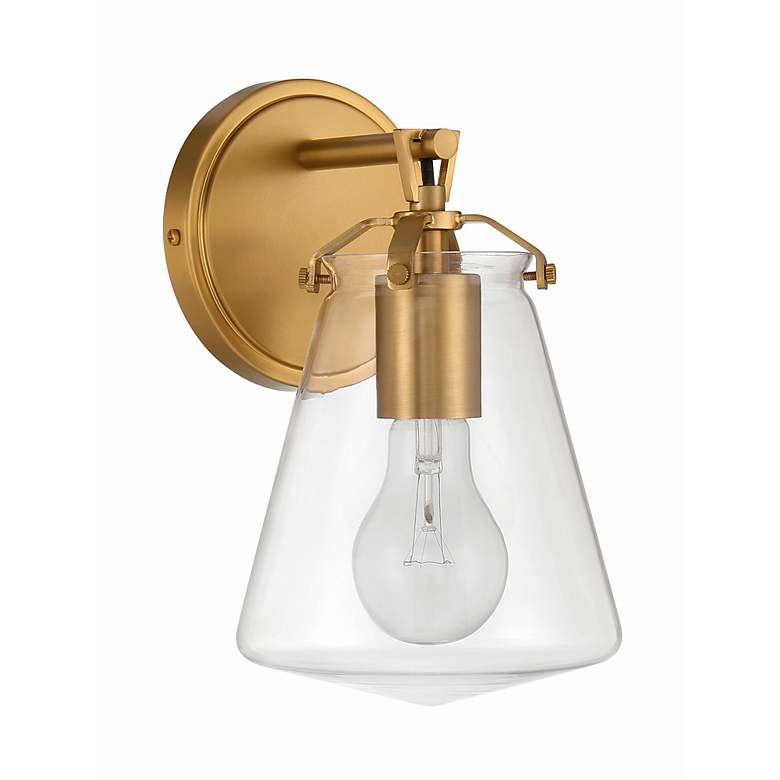 Image 2 Crystorama Voss 1 Light Luxe Gold Sconce more views