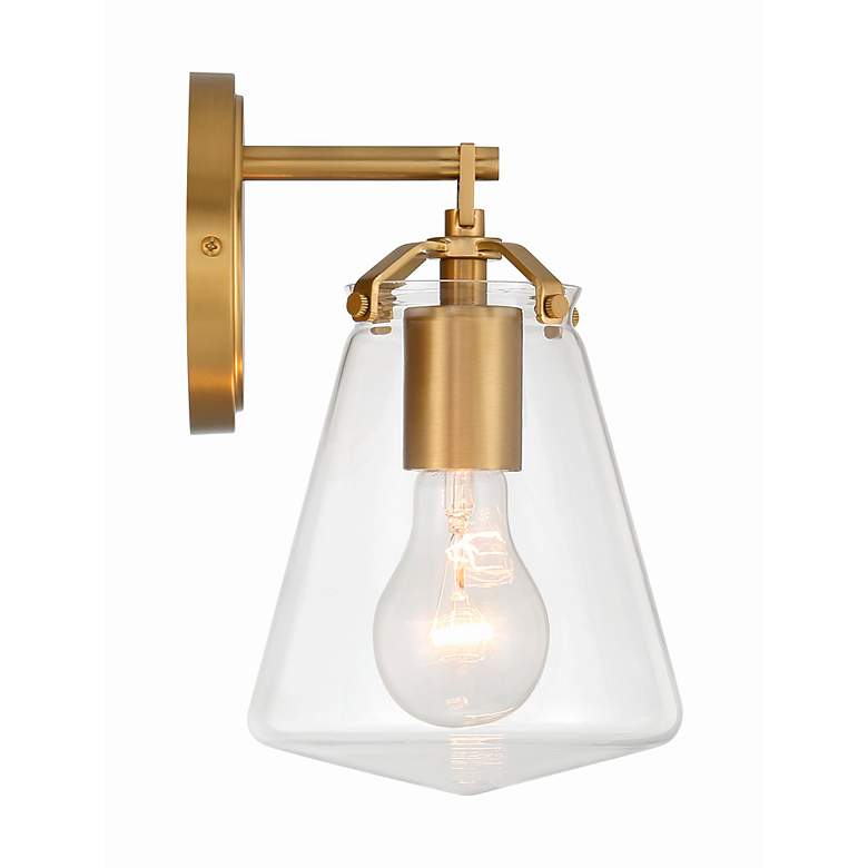 Image 4 Crystorama Voss 1 Light Luxe Gold Sconce more views