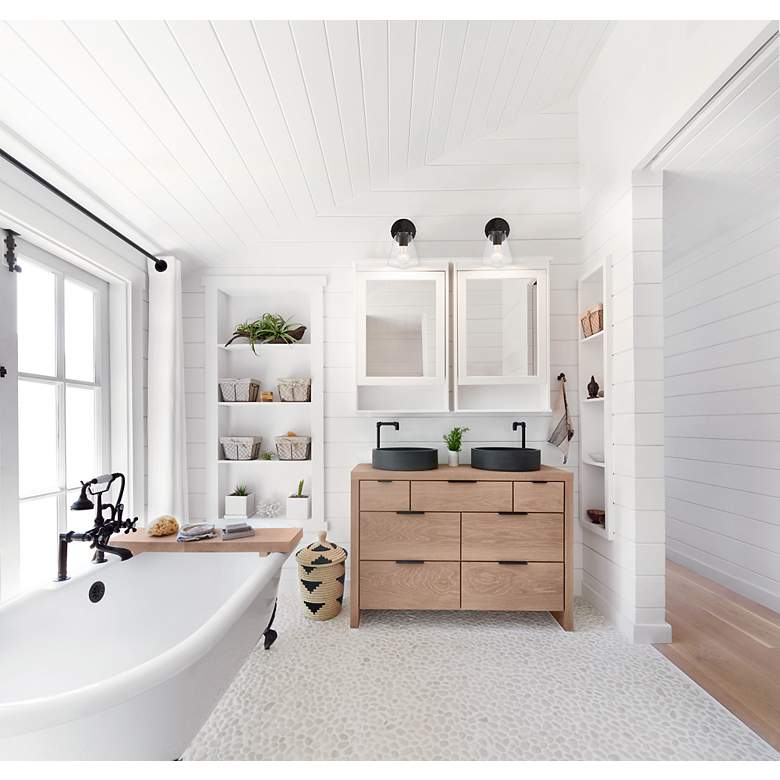 Image 5 Crystorama Voss 1 Light Matte Black Sconce more views