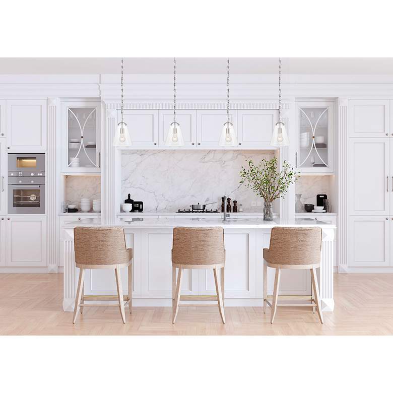 Image 5 Crystorama Voss 1 Light Polished Nickel Mini Pendant more views