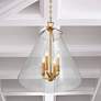 7_Crystorama Voss 18" Wide Luxe Gold 4-Light Pendant more views