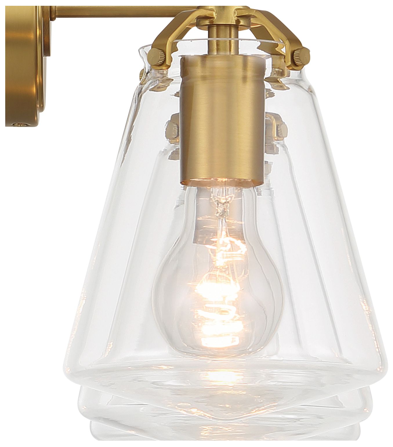 Image 5 Crystorama Voss 25'' Luxe Gold Bathroom Vanity more views