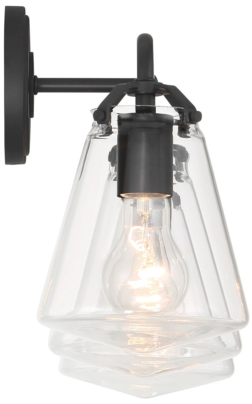 Image 4 Crystorama Voss 25'' Matte Black Bathroom Vanity more views