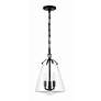 3_Crystorama Voss 3 Light Matte Black Mini Chandelier more views