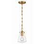 2_Crystorama Voss 5 3/4" Wide Luxe Gold Mini Pendant