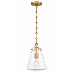 Crystorama Voss 8 1/4" Wide Luxe Gold Mini Pendant