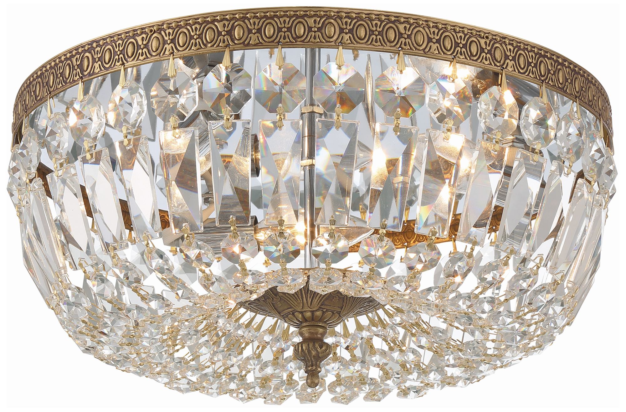 Crystorama Waltham Brass - Antique Brass Collection