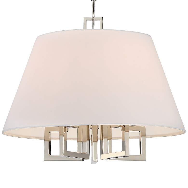 Image 6 Crystorama Westwood 16" Wide Polished Nickel Chandelier more views