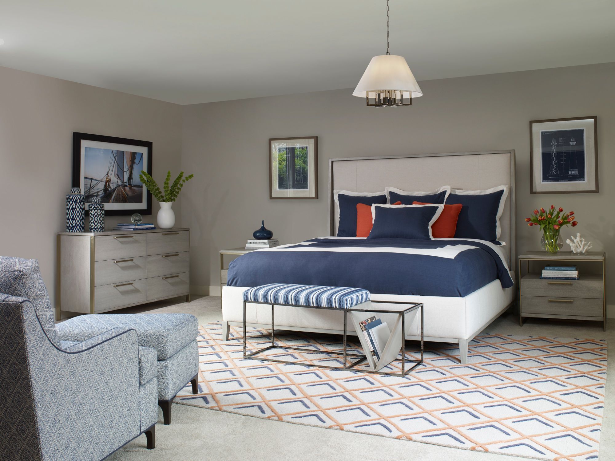 Crystorama Westwood 16" Wide Polished Nickel Chandelier in scene