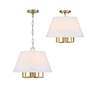5_Crystorama Westwood 16" Wide Vibrant Gold Ceiling Light more views