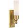 Crystorama Wilcox 15 1/4" High Aged Brass LED Wall Sconce