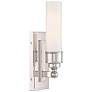 1_Crystorama Wilcox 15 1/4"H Polished Nickel LED Wall Sconce