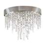 Thumbnail4 of Crystorama Winfield 16" Wide Antique Silver Ceiling Light more views