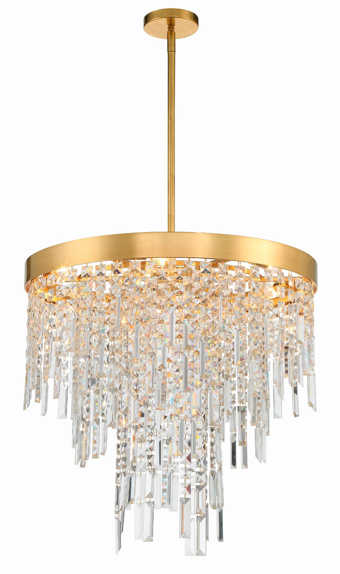 Image 3 Crystorama Winfield 24'' Antique Gold Chandelier more views