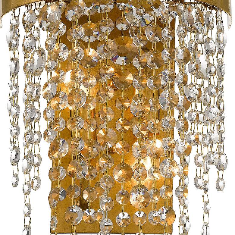 Image 3 Crystorama Winham 16" High Antique Gold Wall Sconce more views