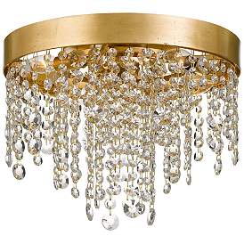Image2 of Crystorama Winham 16" Wide Antique Gold Ceiling Light
