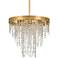 Crystorama Winham 20"W Antique Gold and Crystal Chandelier
