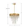 Crystorama Winham 20"W Antique Gold and Crystal Chandelier