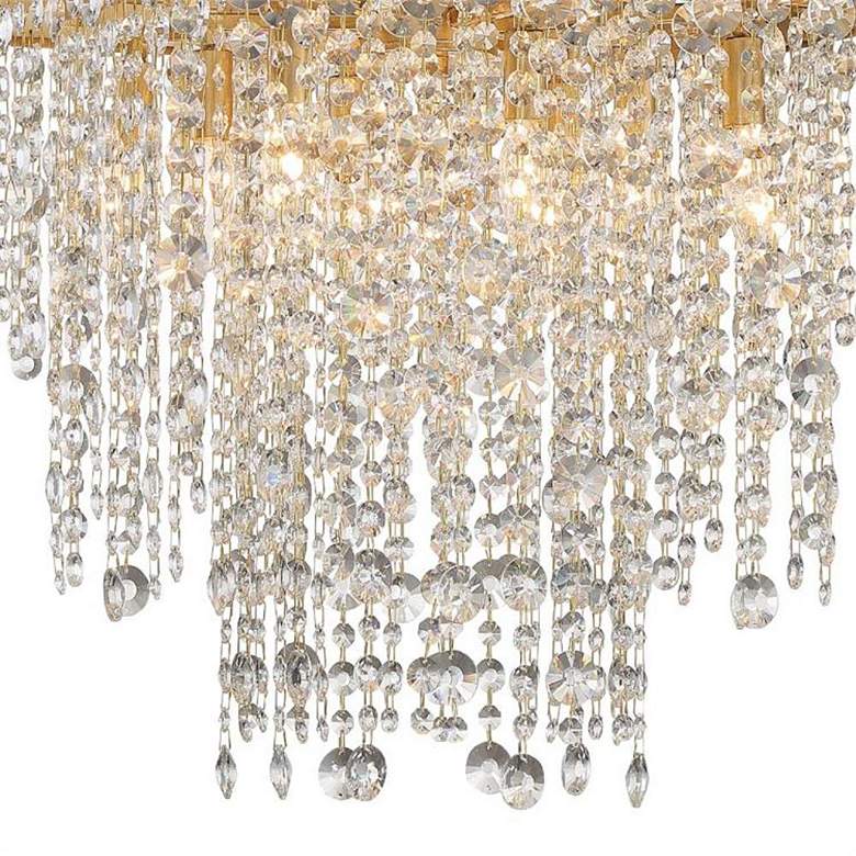Image 7 Crystorama Winham 22"W Antique Gold Crystal Pendant Light more views