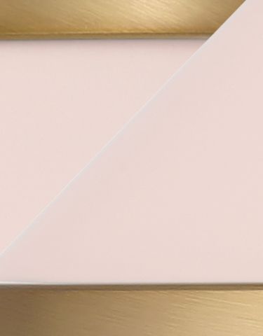 Crystorama Xander 12.25'' Vibrant Gold + Blush Flush Mount