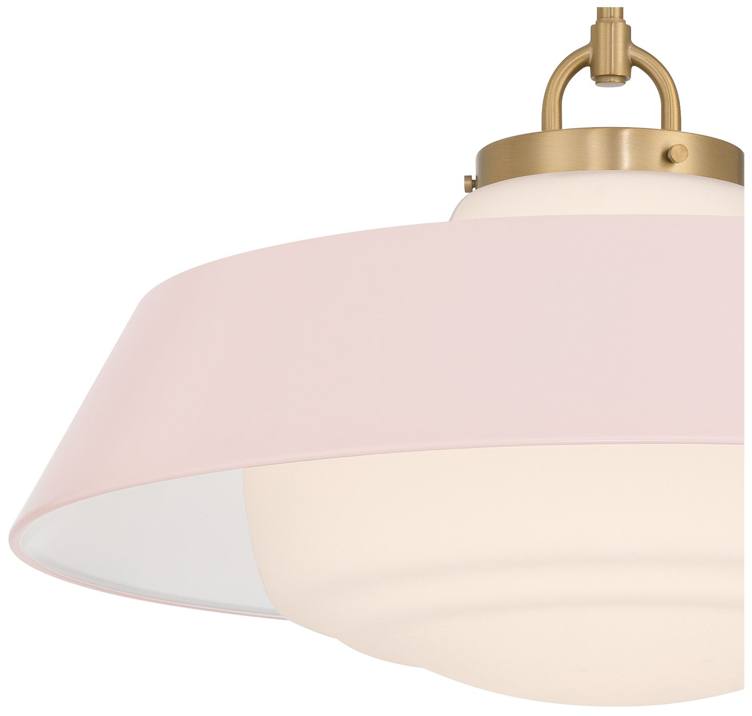 Image 5 Crystorama Xander 20'' Vibrant Gold + Blush Pendant more views