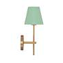 3_Crystorama Xavier 1 Light Vibrant Gold + Green Sconce more views