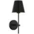 Crystorama Xavier 15" High One Light Modern Matte Black Wall Sconce
