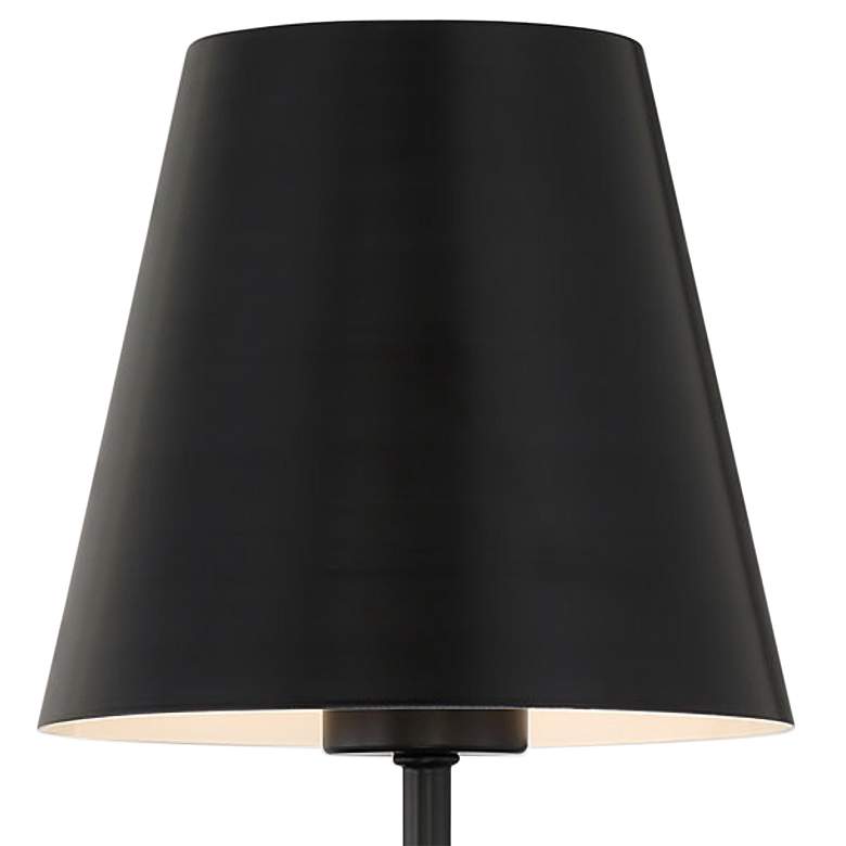 Image 3 Crystorama Xavier 15 inch High One Light Modern Matte Black Wall Sconce more views