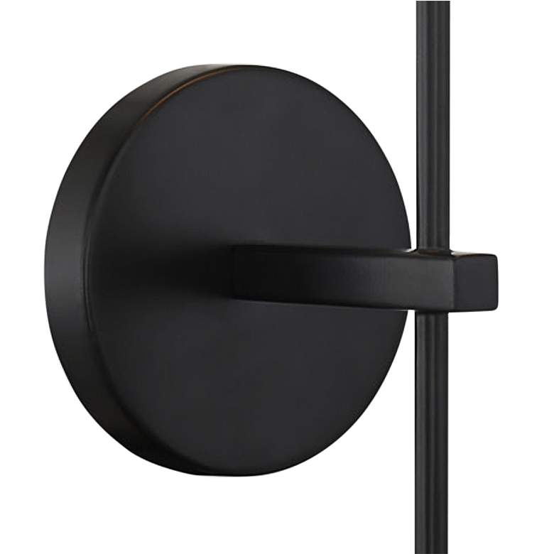 Image 4 Crystorama Xavier 15 inch High One Light Modern Matte Black Wall Sconce more views