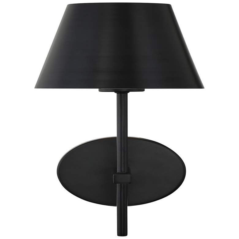 Image 5 Crystorama Xavier 15 inch High One Light Modern Matte Black Wall Sconce more views