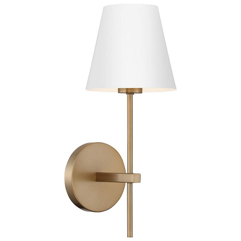 Image 2 Crystorama Xavier 15" High Vibrant Gold Wall Sconce