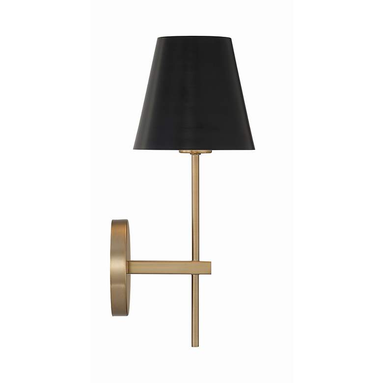 Image 3 Crystorama Xavier 15" High Vibrant Gold Wall Sconce more views
