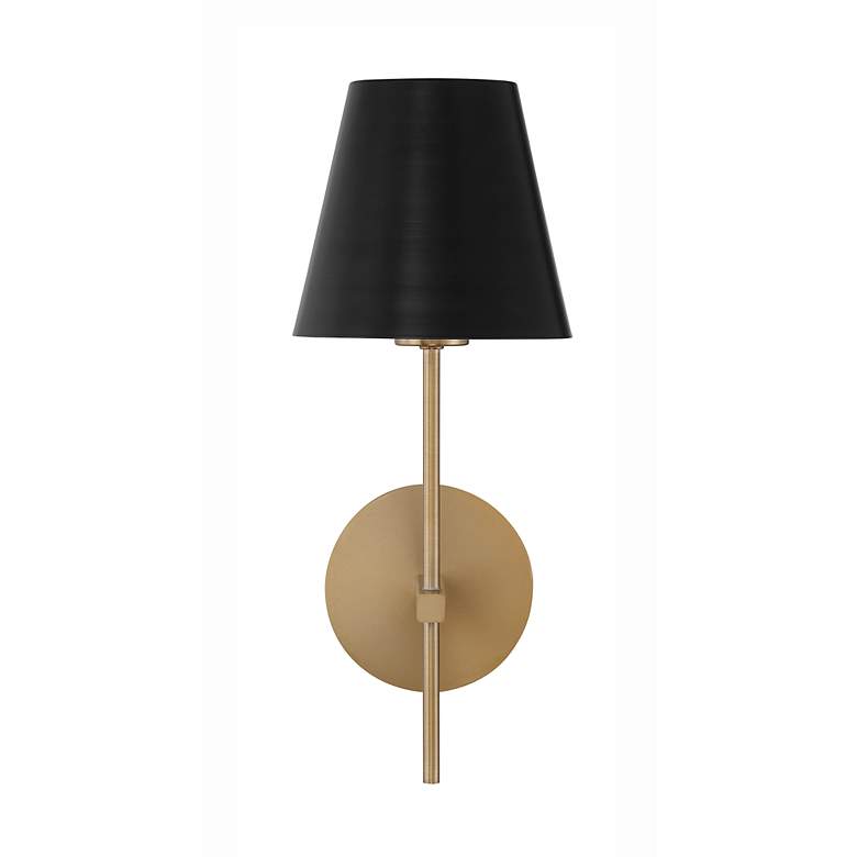 Image 4 Crystorama Xavier 15" High Vibrant Gold Wall Sconce more views