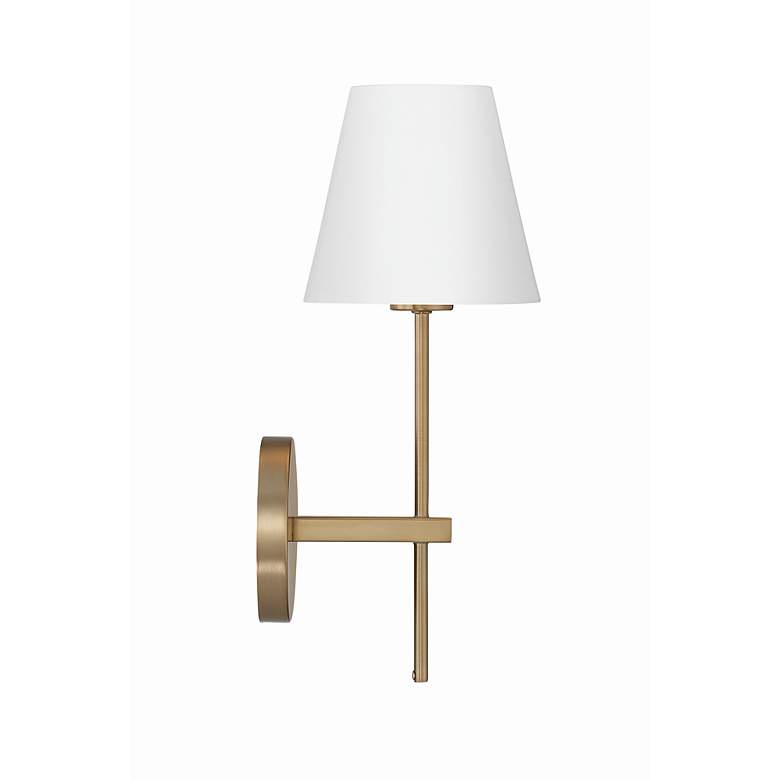 Image 5 Crystorama Xavier 15" High Vibrant Gold Wall Sconce more views