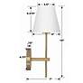 Crystorama Xavier 15" High Vibrant Gold Wall Sconce