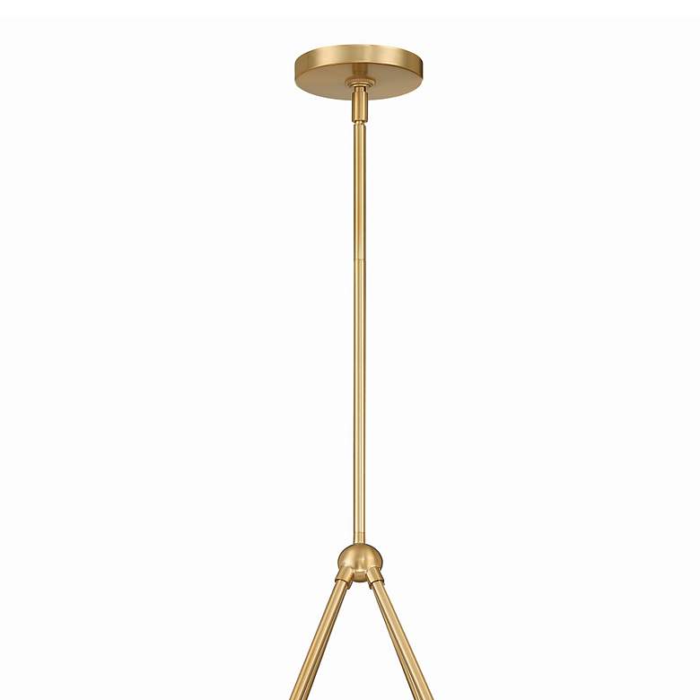 Image 6 Crystorama Xavier 31 3/4"W Vibrant Gold 4-Light Chandelier more views