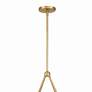 6_Crystorama Xavier 31 3/4"W Vibrant Gold 4-Light Chandelier more views