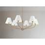 6_Crystorama Xavier 40" Wide Vibrant Gold 6-Light Chandelier more views