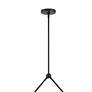 6_Crystorama Xavier 46" Wide Matte Black 6-Light Chandelier more views