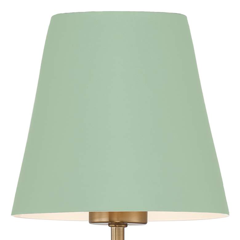 Image 4 Crystorama Xavier 6 Light Vibrant Gold + Green Chandelier more views