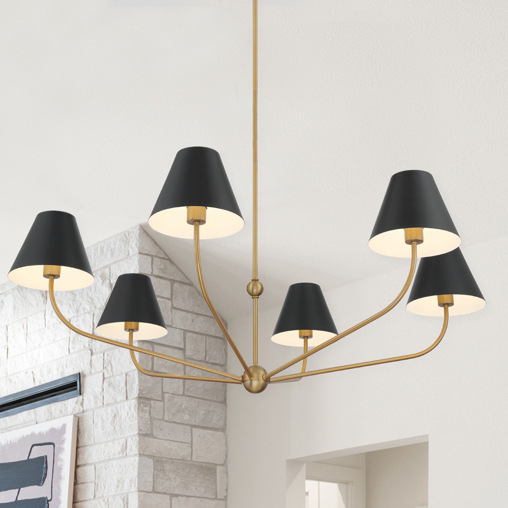 Crystorama Xavier Brass - Antique Brass Collection