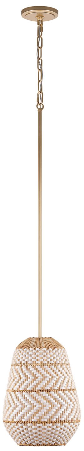 Image 2 Crystorama Zanzibar 10'' Soft Gold Pendant