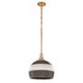 3_Crystorama Zanzibar 14" Wide Soft Gold Pendant Light more views