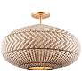 2_Crystorama Zanzibar 22" Wide Soft Gold Ceiling Light