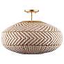 4_Crystorama Zanzibar 22" Wide Soft Gold Ceiling Light more views