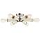 Crystorama Zodiac 14"W 6-Light Polished Nickel Ceiling Light