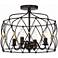 Crystorama Zucca 16 1/2" Wide English Bronze Ceiling Light