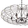 7_Crystorama Zucca 38 1/4"W English Bronze 6-Light Chandelier more views
