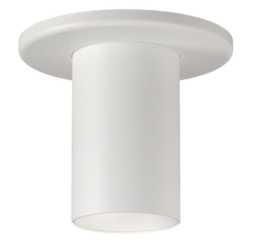 CSL Integrated LED 2 in. Flush Mount Semi Gloss White Finish