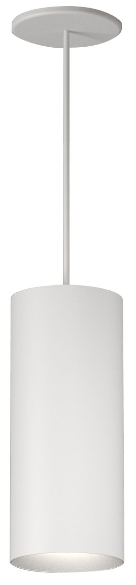CSL Integrated LED 5 in. Pendant Semi Gloss White Finish